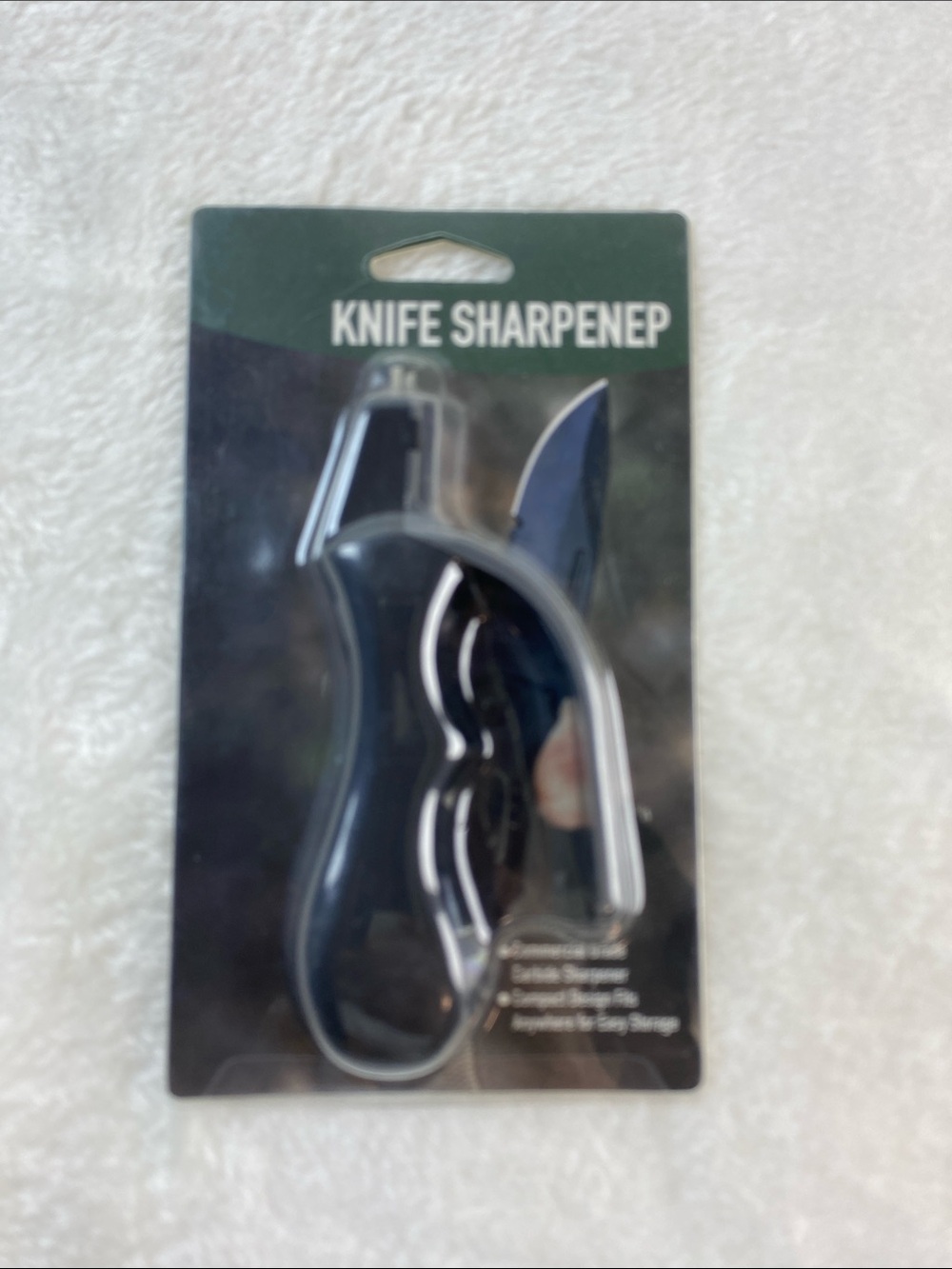 Black Knife Sharpener - Compact Handheld Sharpener